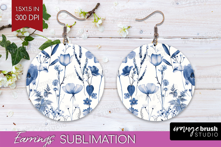 Blue Flowers Clipart Image 19