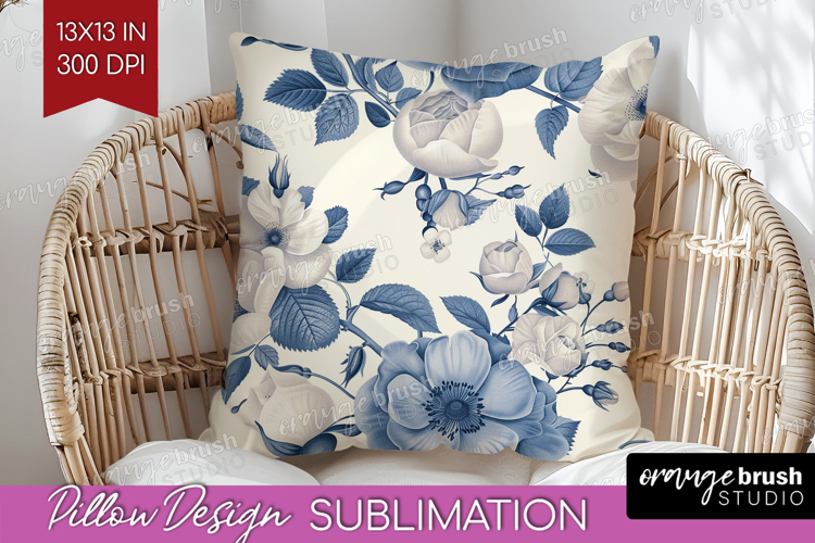 Blue Flowers Clipart Image 6