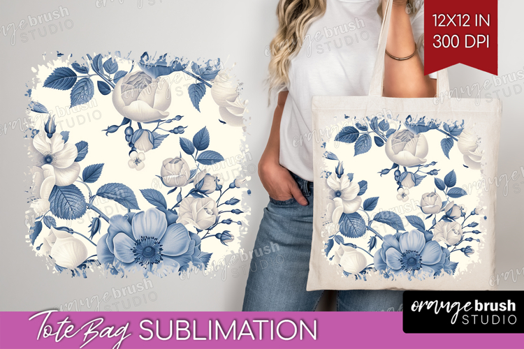 Blue Flowers Clipart Image 2