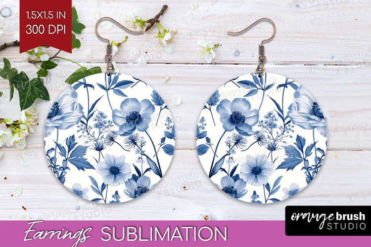 Blue Flowers Clipart Image 15