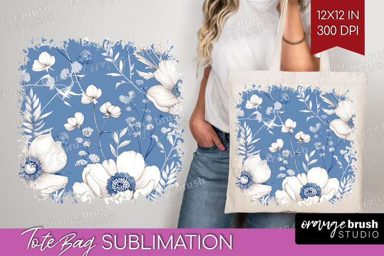 Blue Flowers Clipart Image 24