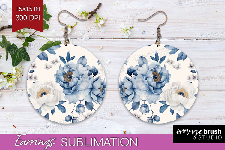 Blue Flowers Clipart Image 12