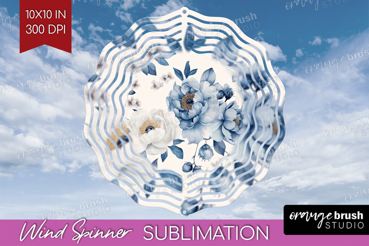 Blue Flowers Clipart Image 3