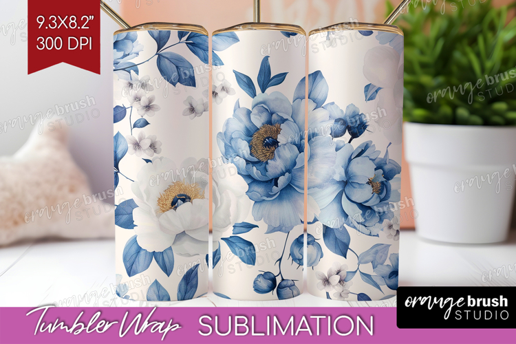 Blue Flowers Clipart Image 5