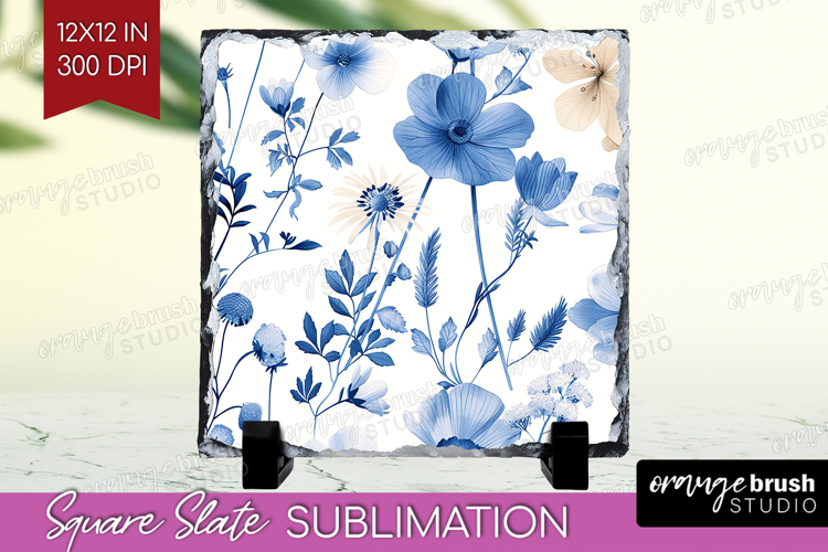 Blue Flowers Clipart Image 15