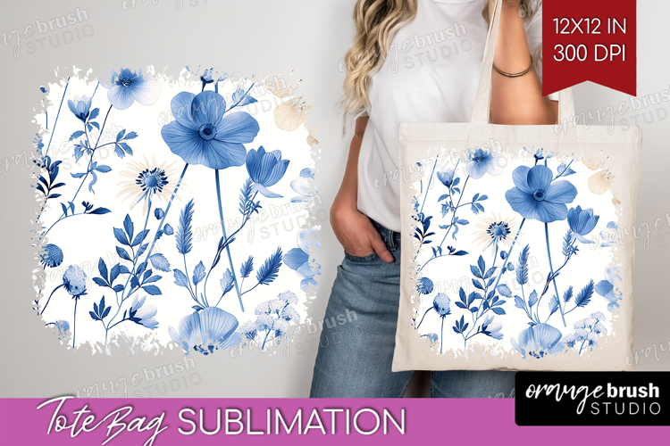 Blue Flowers Clipart Image 19
