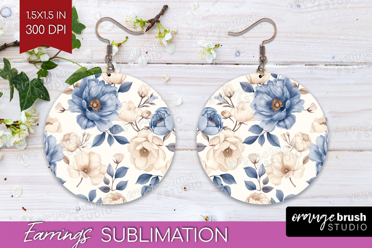 Blue Flowers Clipart Image 8