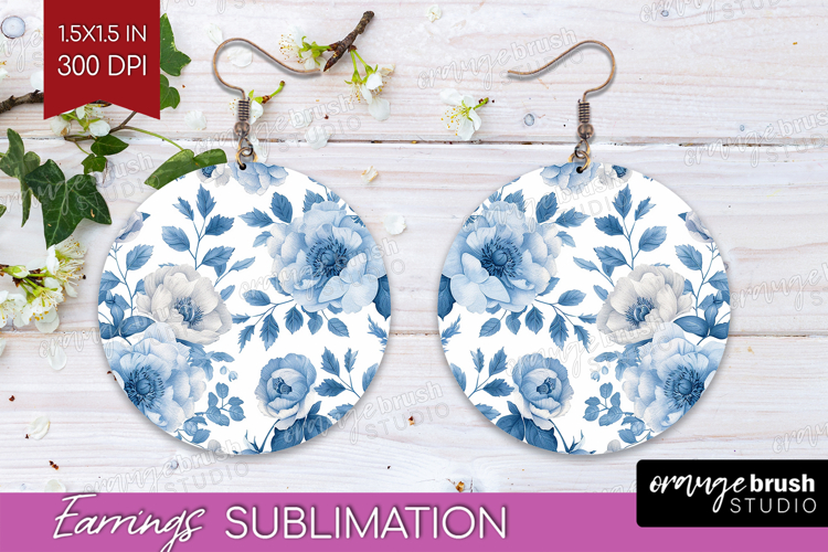 Blue Flowers Clipart Image 5