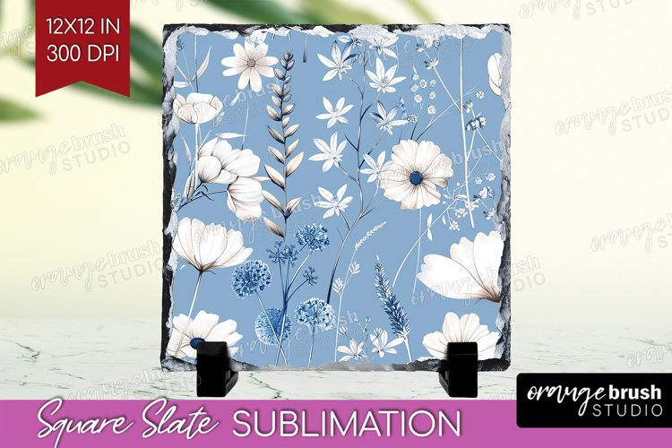 Blue Flowers Clipart Image 10
