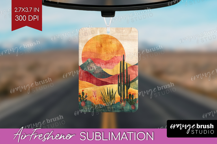 Boho Landscape Air Freshener PNG - Minimalist PNG