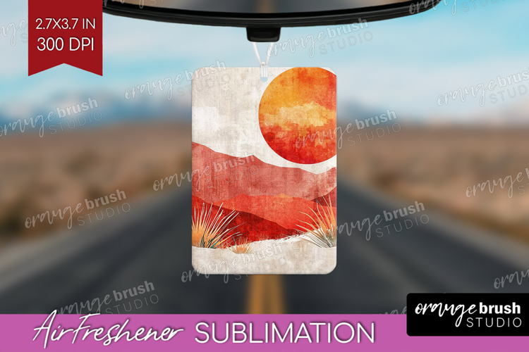 Boho Landscape Air Freshener PNG - Minimalist PNG