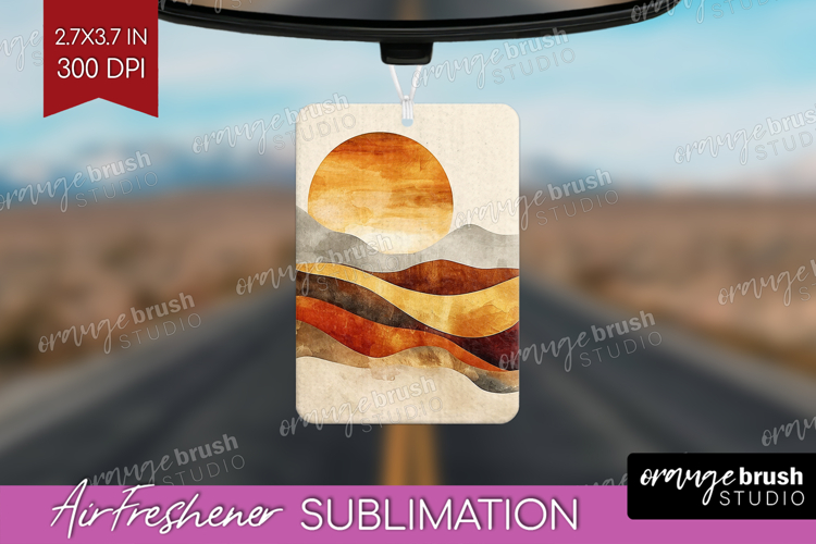 Boho Landscape Air Freshener PNG - Minimalist PNG