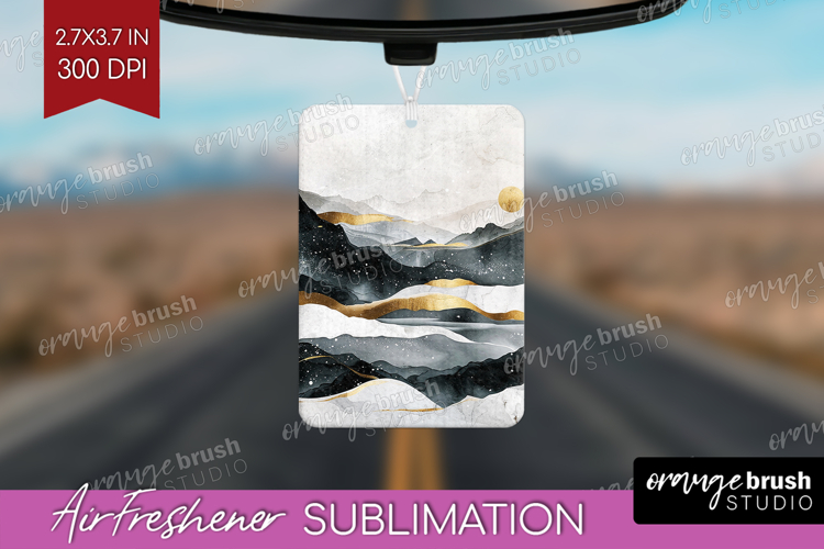 Boho Landscape Air Freshener PNG - Minimalist PNG