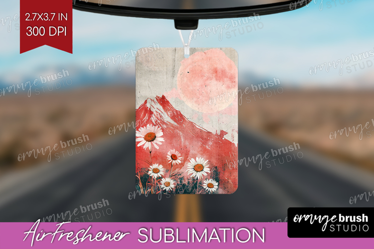 Boho Landscape Air Freshener PNG - Minimalist PNG