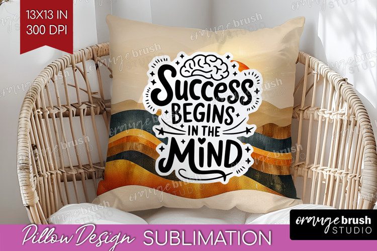 Inspirational Quote Pillow Sublimation - Boho Pillow Cover
