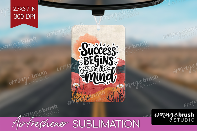 Inspirational Quote Air Freshener PNG - Boho PNG Sublimation