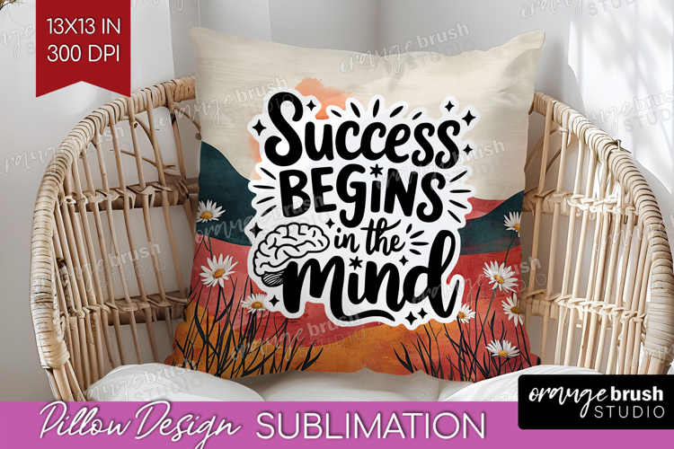Inspirational Quote Pillow Sublimation - Boho Pillow Cover