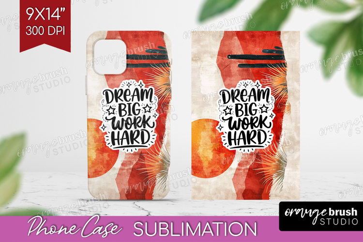 Inspirational Quote Phone Case PNG - Boho Case PNG