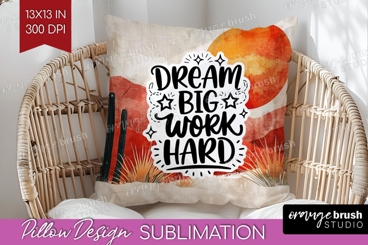 Inspirational Quote Pillow Sublimation - Boho Pillow Cover