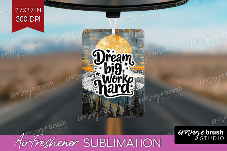 Inspirational Quote Air Freshener PNG - Boho PNG Sublimation