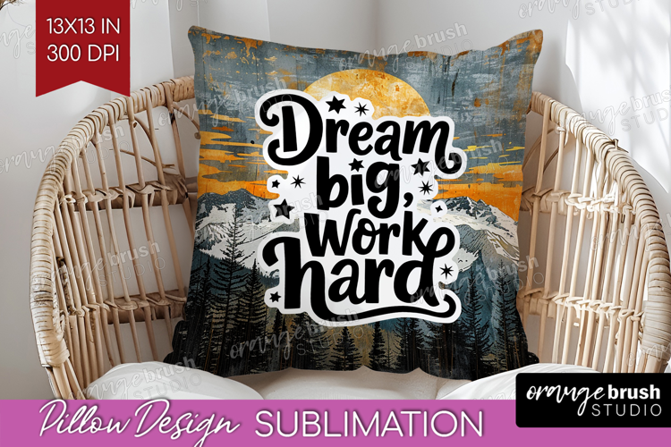 Inspirational Quote Pillow Sublimation - Boho Pillow Cover
