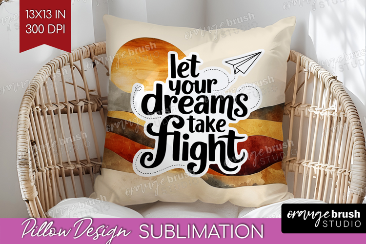 Inspirational Quote Pillow Sublimation - Boho Pillow Cover