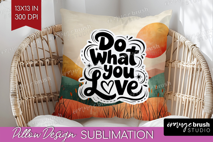Inspirational Quote Pillow Sublimation - Boho Pillow Cover
