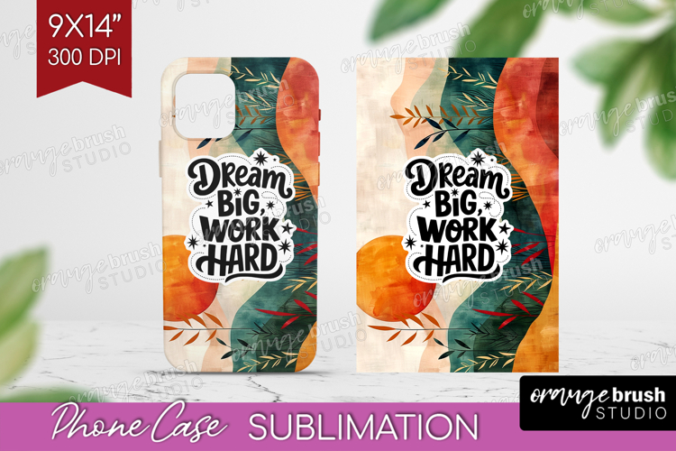 Inspirational Quote Phone Case PNG - Boho Case PNG