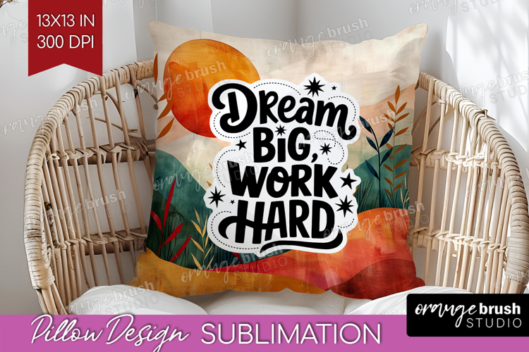 Inspirational Quote Pillow Sublimation - Boho Pillow Cover