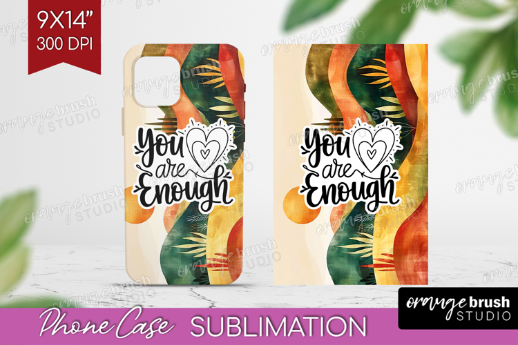 Inspirational Quote Phone Case PNG - Boho Case PNG