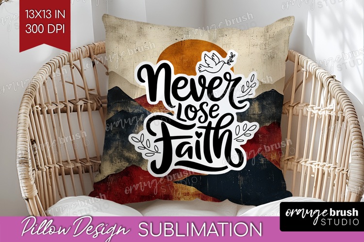 Inspirational Quote Pillow Sublimation - Boho Pillow Cover