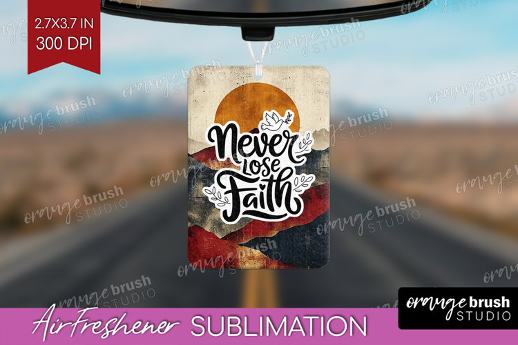 Inspirational Quote Air Freshener PNG - Boho PNG Sublimation