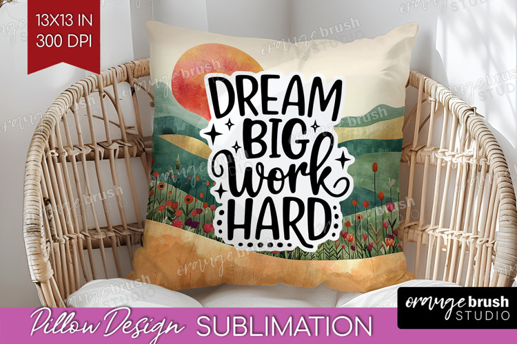 Inspirational Quote Pillow Sublimation - Boho Pillow Cover