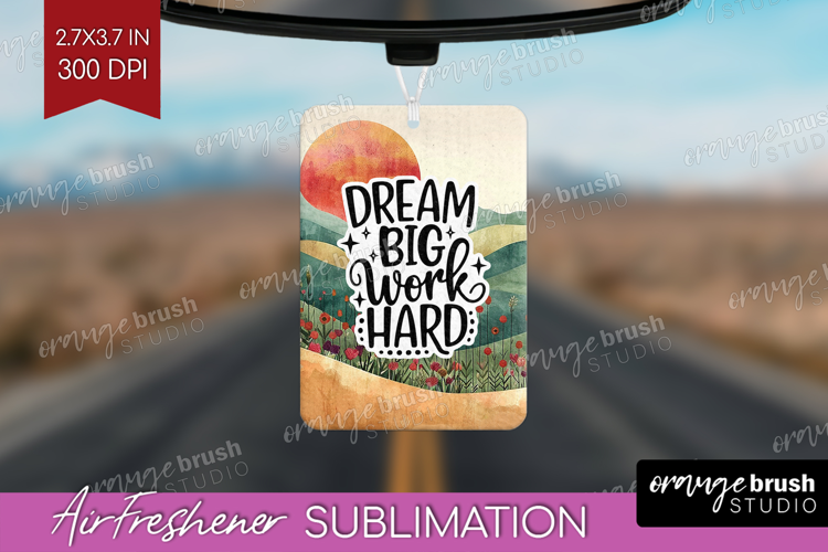 Inspirational Quote Air Freshener PNG - Boho PNG Sublimation