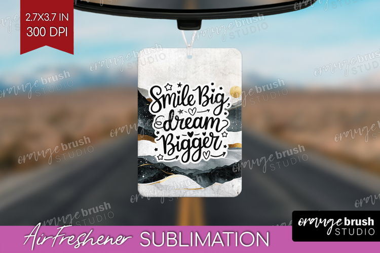 Inspirational Quote Air Freshener PNG - Boho PNG Sublimation