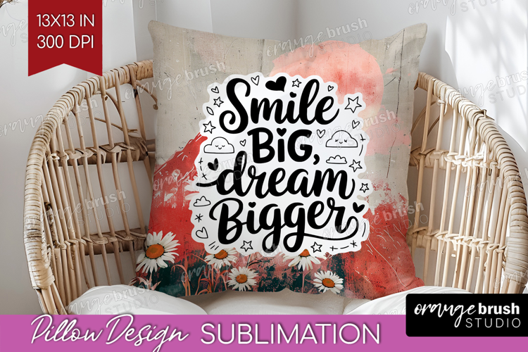 Inspirational Quote Pillow Sublimation - Boho Pillow Cover