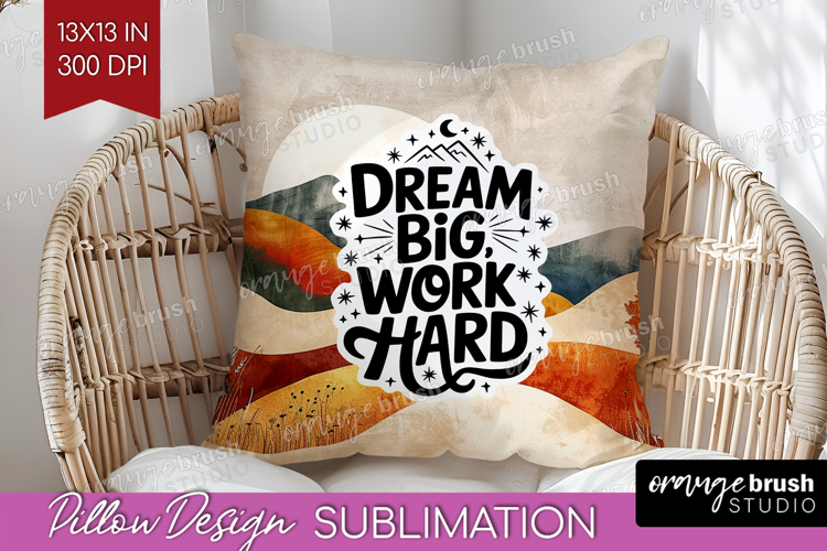 Inspirational Quote Pillow Sublimation - Boho Pillow Cover