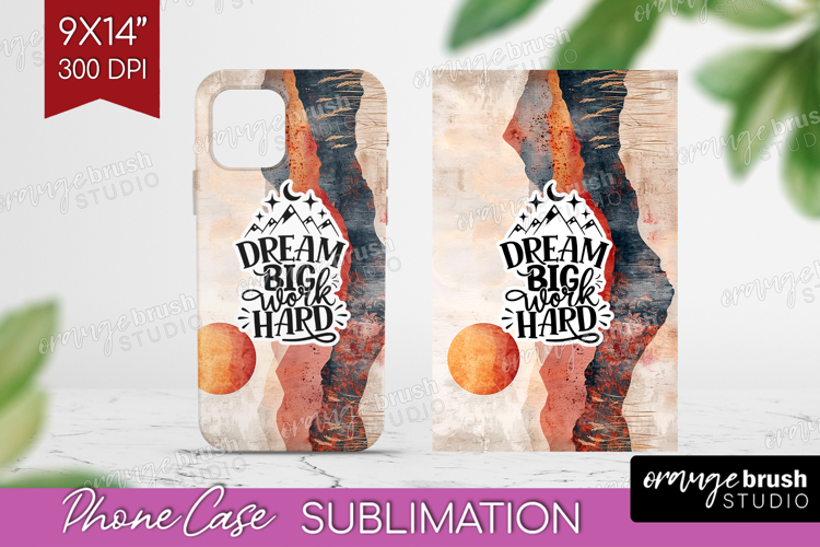 Inspirational Quote Phone Case PNG - Boho Case PNG