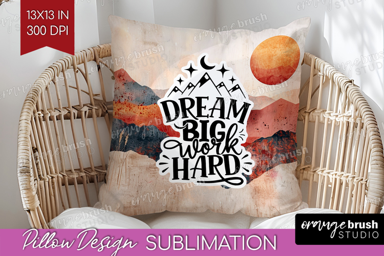 Inspirational Quote Pillow Sublimation - Boho Pillow Cover