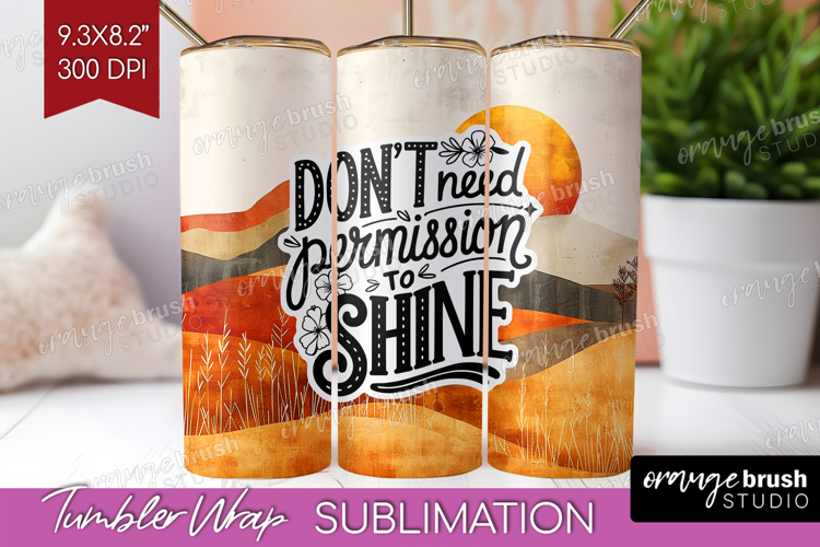 Tumbler Sublimation Wrap Quotes Image 2