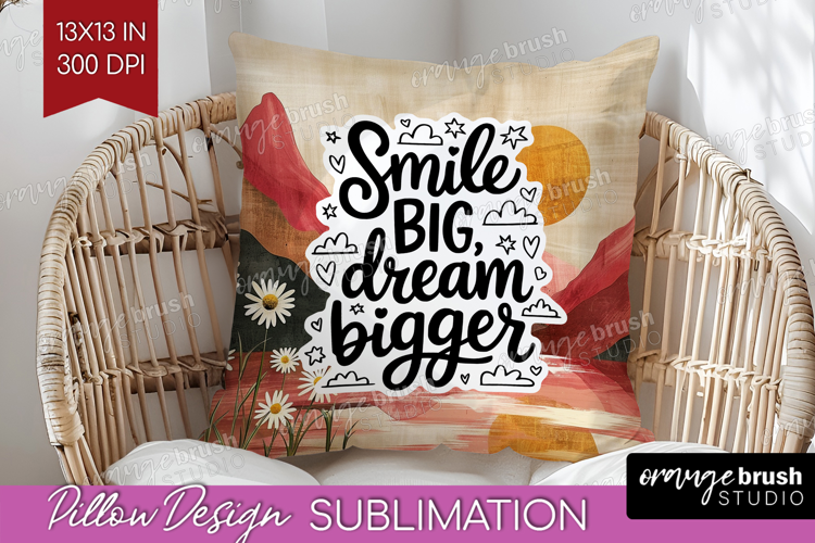 Inspirational Quote Pillow Sublimation - Boho Pillow Cover
