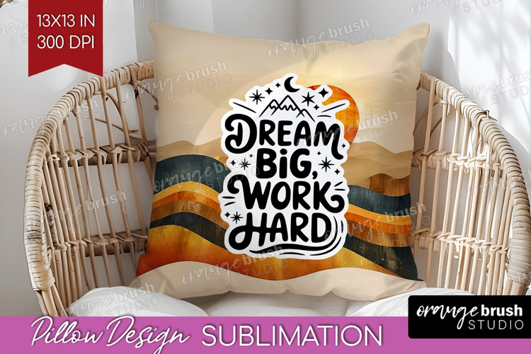 Inspirational Quote Pillow Sublimation - Boho Pillow Cover