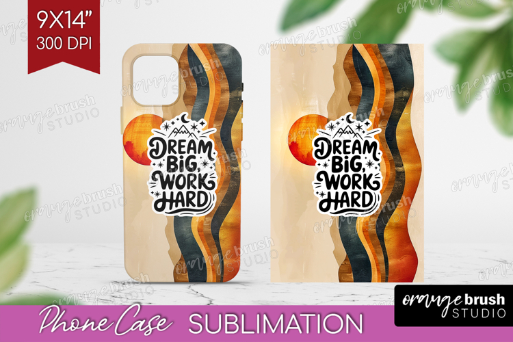 Inspirational Quote Phone Case PNG - Boho Case PNG