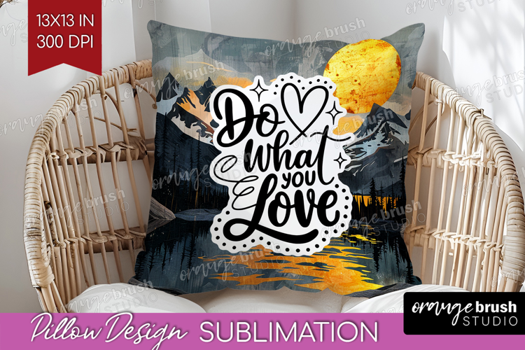 Inspirational Quote Pillow Sublimation - Boho Pillow Cover