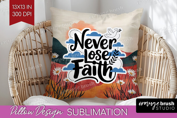 Inspirational Quote Pillow Sublimation - Boho Pillow Cover example image 1
