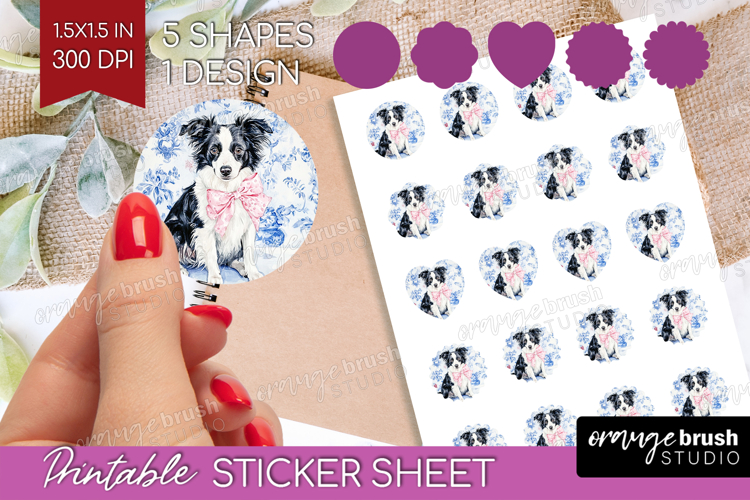 Border Collie Clipart Image 4