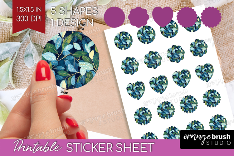 Eucalyptus Leaves Clipart Image 21