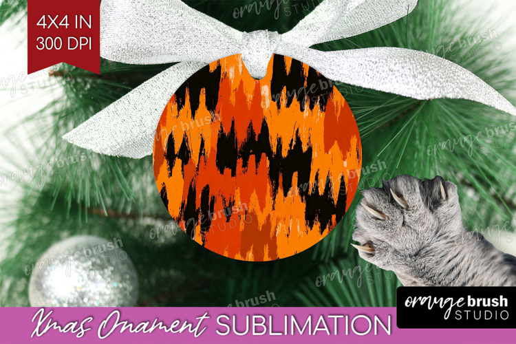 Halloween Ornament PNG - Brush Stroke PNG Sublimation