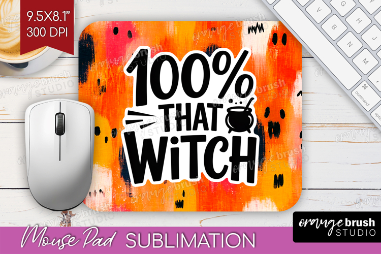 Halloween Quote Mouse Pad Sublimation - Sarcastic Mousepad