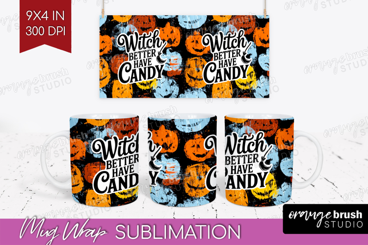 Halloween Quote Mug Wrap - Sarcastic Mug PNG Sublimation